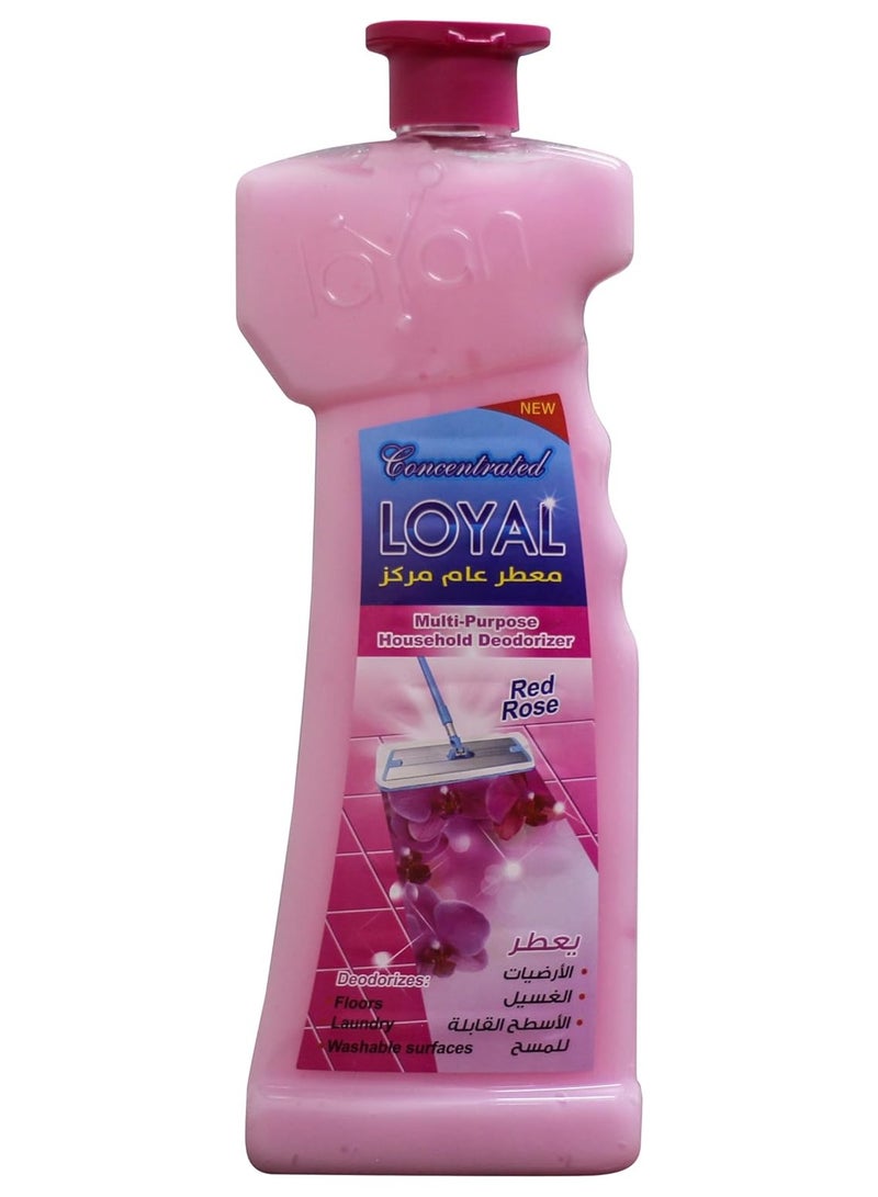 لويال معطر منزلي مركز متعدد الاستخدامات لتنظيف الارضيات بالورد الاحمر، 700 مل - Image 1
