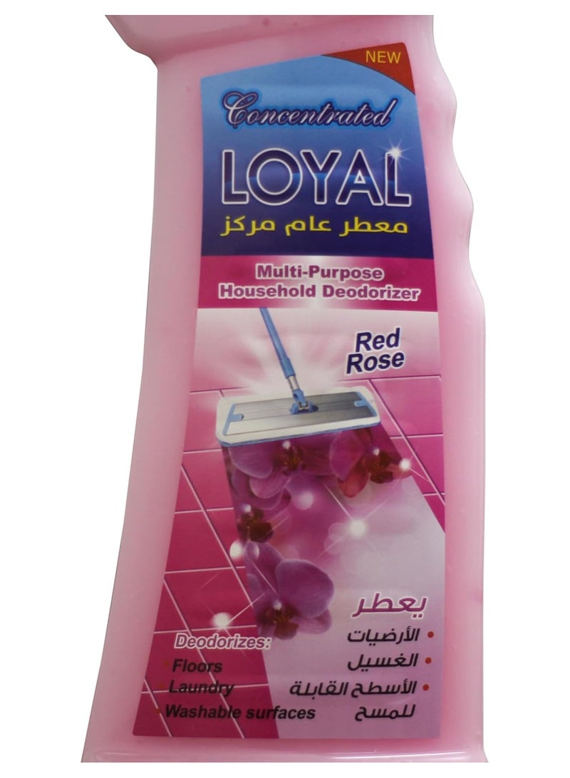 لويال معطر منزلي مركز متعدد الاستخدامات لتنظيف الارضيات بالورد الاحمر، 700 مل - Image 2