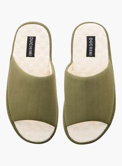 DUCHINI Men's Textured Bedroom Slippers