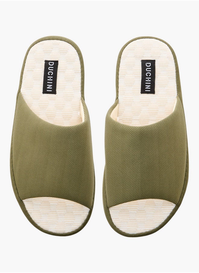 DUCHINI Men's Textured Bedroom Slippers  - Image 1