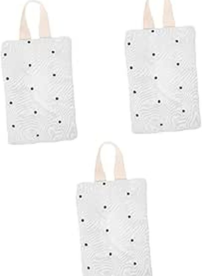 3 Pack Portable Car Tissue Holder Hanging Storage Bag for Travel Black - Image 1
