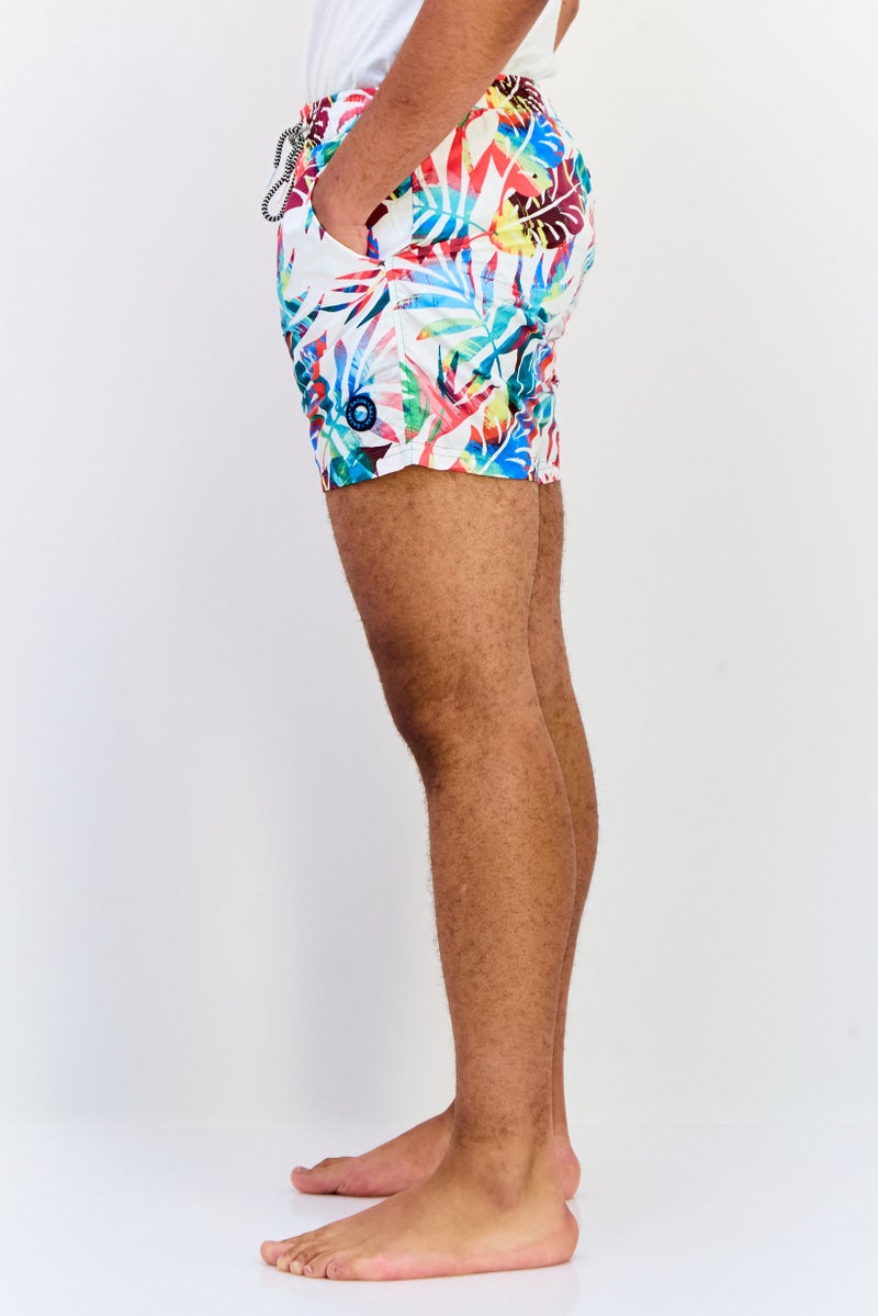 SALSA Men Allover Print Board Shorts, Multicolor - Image 3