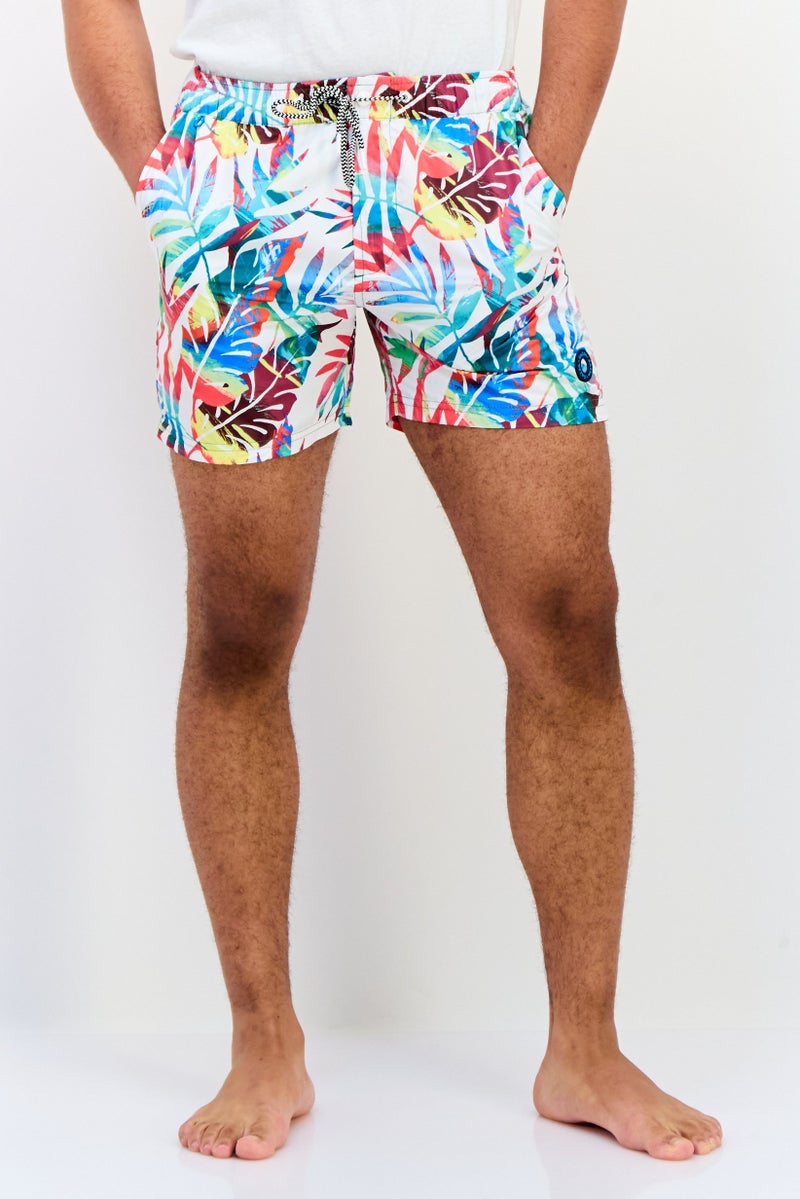 SALSA Men Allover Print Board Shorts, Multicolor - Image 1