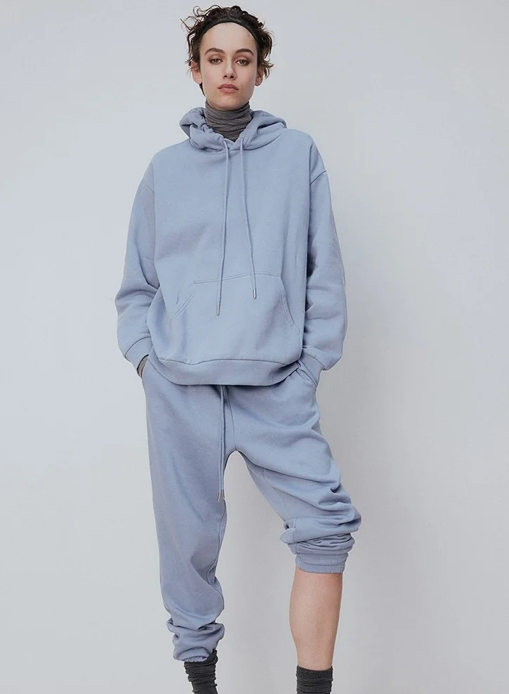 H&M Drawstring Knitted Hoodie