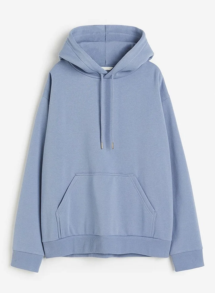 H&M Drawstring Knitted Hoodie