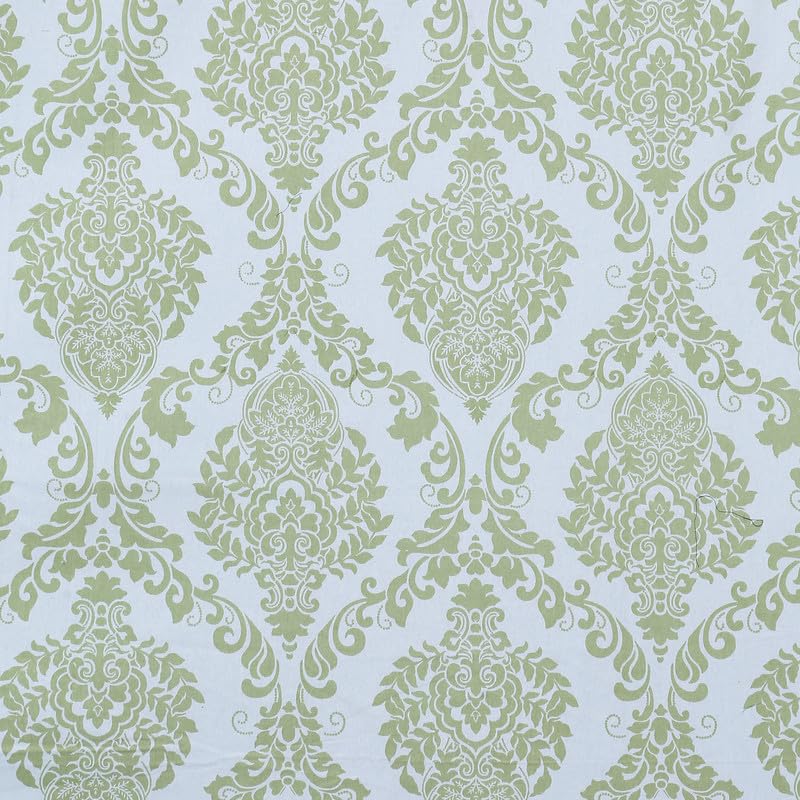 INDHOME LIFE INDHOME LIFE Cotton Square Pack of 1 Green 4 Seater Dining Table Cloth Cover 60 x 60 Inches - Image 5