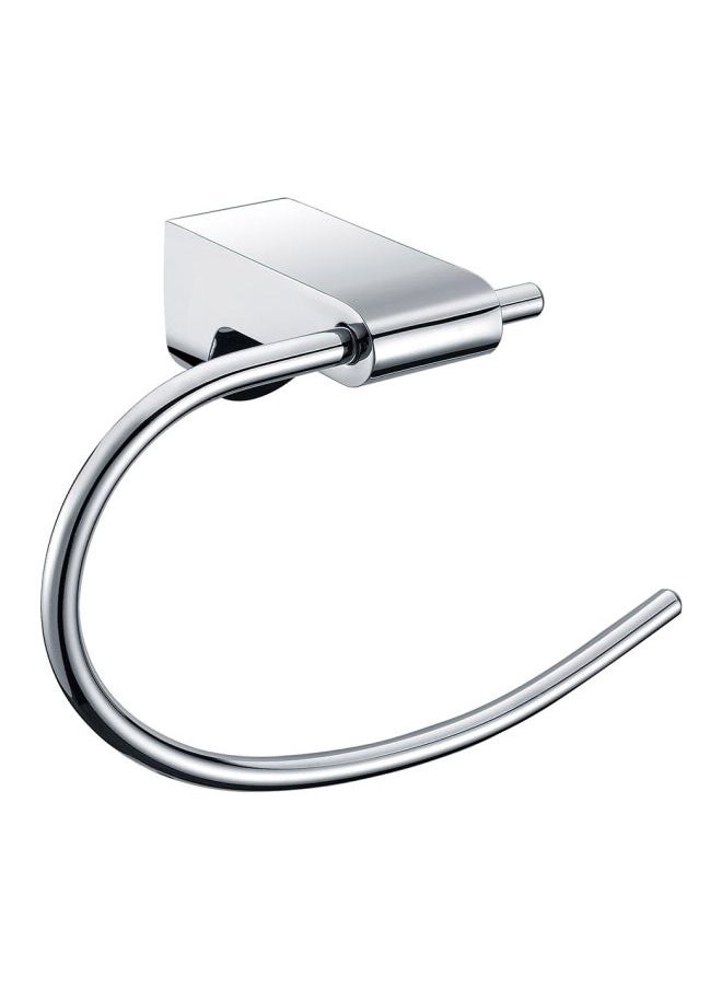 homgeek Wall Mounted Towel Holder Silver 21x13cm  - Image 1