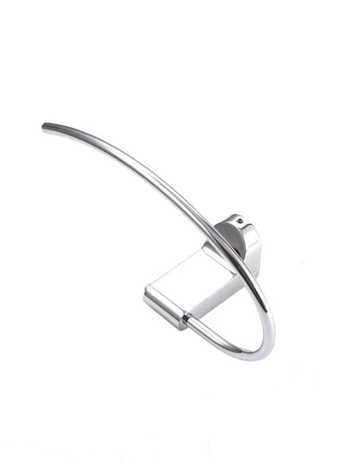 homgeek Wall Mounted Towel Holder Silver 21x13cm  - Image 4