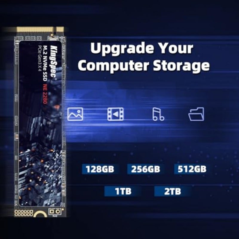 SSD 1TB M.2 NVMe Gen3x4 SSD 2280 - Up to 2400MB s Internal Solid State Drive with 3D NAND Flash Compatible with Desktop and Laptop - Image 5