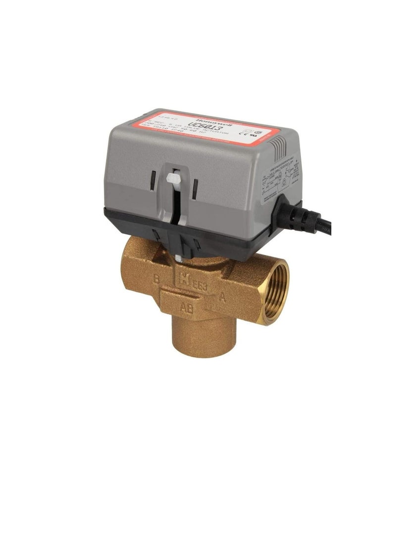Honeywell 6Sec 6VA Electric VC Valve Actuator with Cable for Chiller Water AC Systems, VA6013 FCU ON/OFF Balanced 2-way And 3-way Hydronic Valves (3 Way, 3/4 Inch) - Image 2