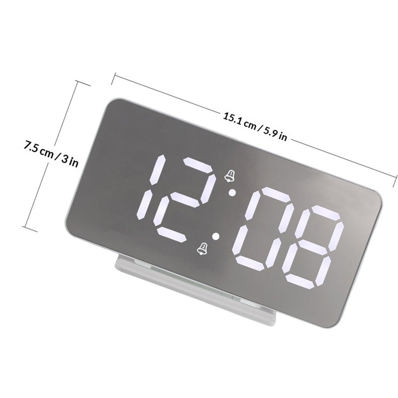 Digital Alarm Clock Temperature Number Time Clock Home Decoration - Image 2