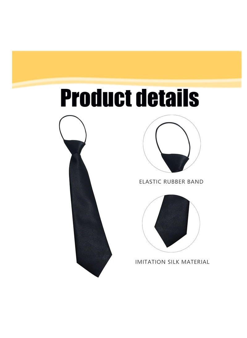 3 Pieces Pre Tied Kids Necktie, Neckties Adjustable, One Size, Kids Elastic Ties, Formal Tie - Image 3