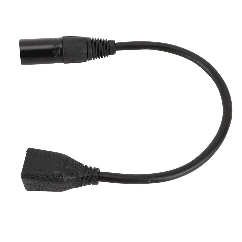 XLR Male to RJ45 Female Cable 22AWG Oxygen Free Copper Shielded XLR 5 Pin to RJ45 Network Adapter Cable for DMX CON Controller Series 1ft - Image 2