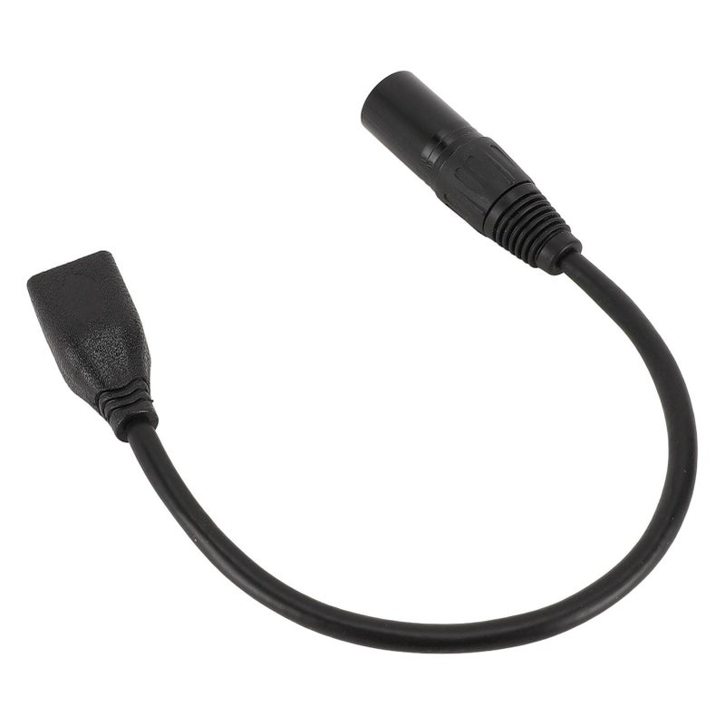 XLR Male to RJ45 Female Cable 22AWG Oxygen Free Copper Shielded XLR 5 Pin to RJ45 Network Adapter Cable for DMX CON Controller Series 1ft - Image 1