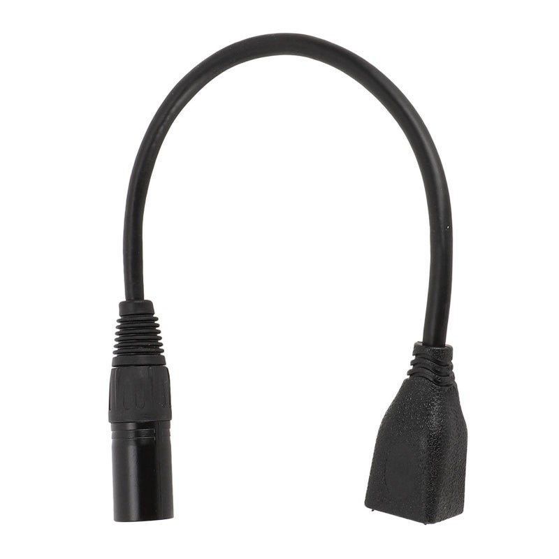 XLR Male to RJ45 Female Cable 22AWG Oxygen Free Copper Shielded XLR 5 Pin to RJ45 Network Adapter Cable for DMX CON Controller Series 1ft - Image 4