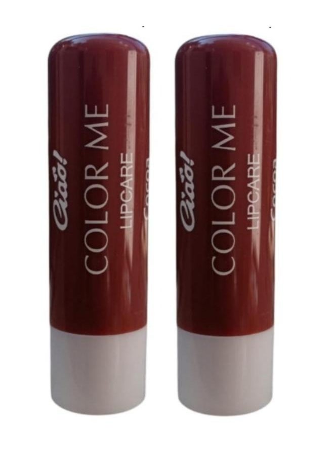 Ciao 2 pieces Color Me Lip Care Cocoa. 