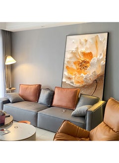 LIMOS Modern Poster Design Art Panel with Metal Frame Scandinavian Poster Wall Picture Interior Oil Painting  - Image 1