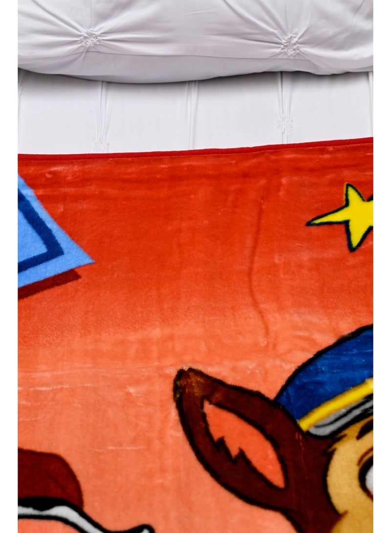 Paw-G Raschel Blanket – Ultra-Soft, Lightweight 100% Polyester – Pink - Image 3