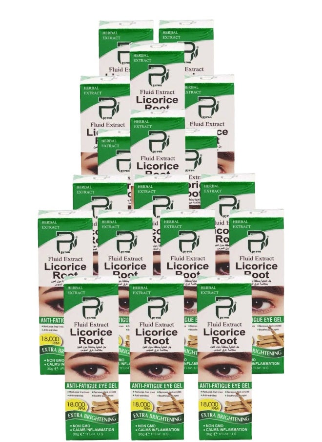 PYRON 18 Pieces Licorice Root Eye Gel 30ML  - Image 1