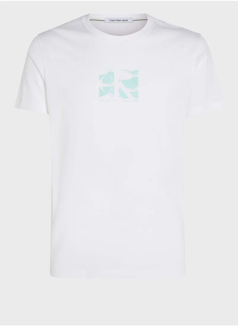 Calvin Klein Jeans Logo Crew Neck T-Shirt