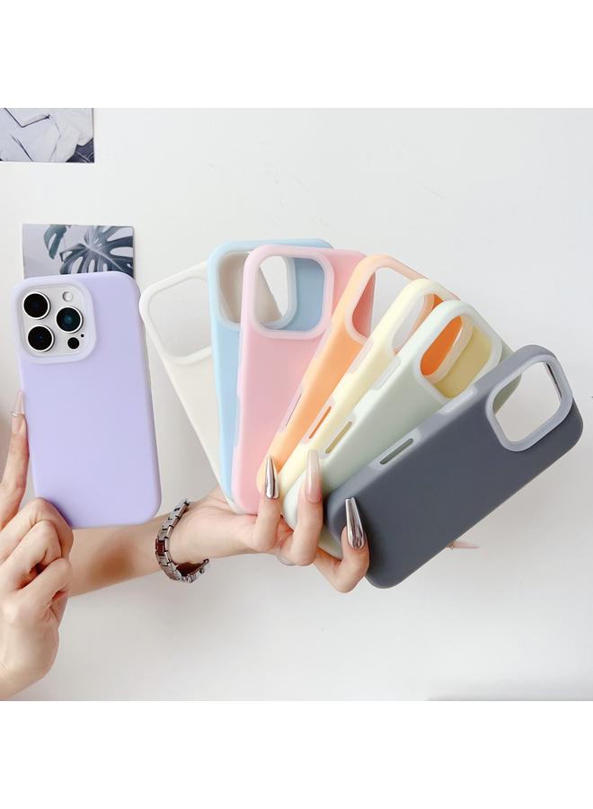 S-TOP Case For iPhone 15 Pro Max PC Hybrid Liquid Silicone Jelly Phone Case - Image 4