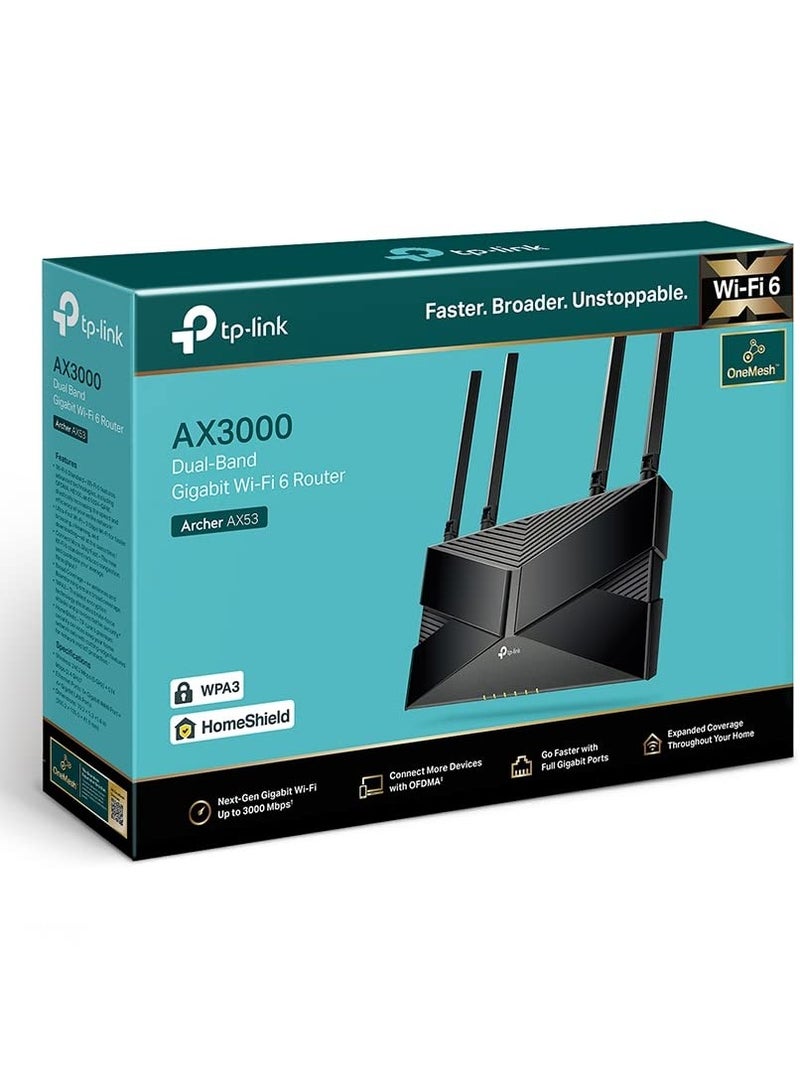 TP-Link Next-Gen Wi-Fi 6 AX3000 Mbps Gigabit Dual Band-AX53 Smart Wireless Router- - Image 4