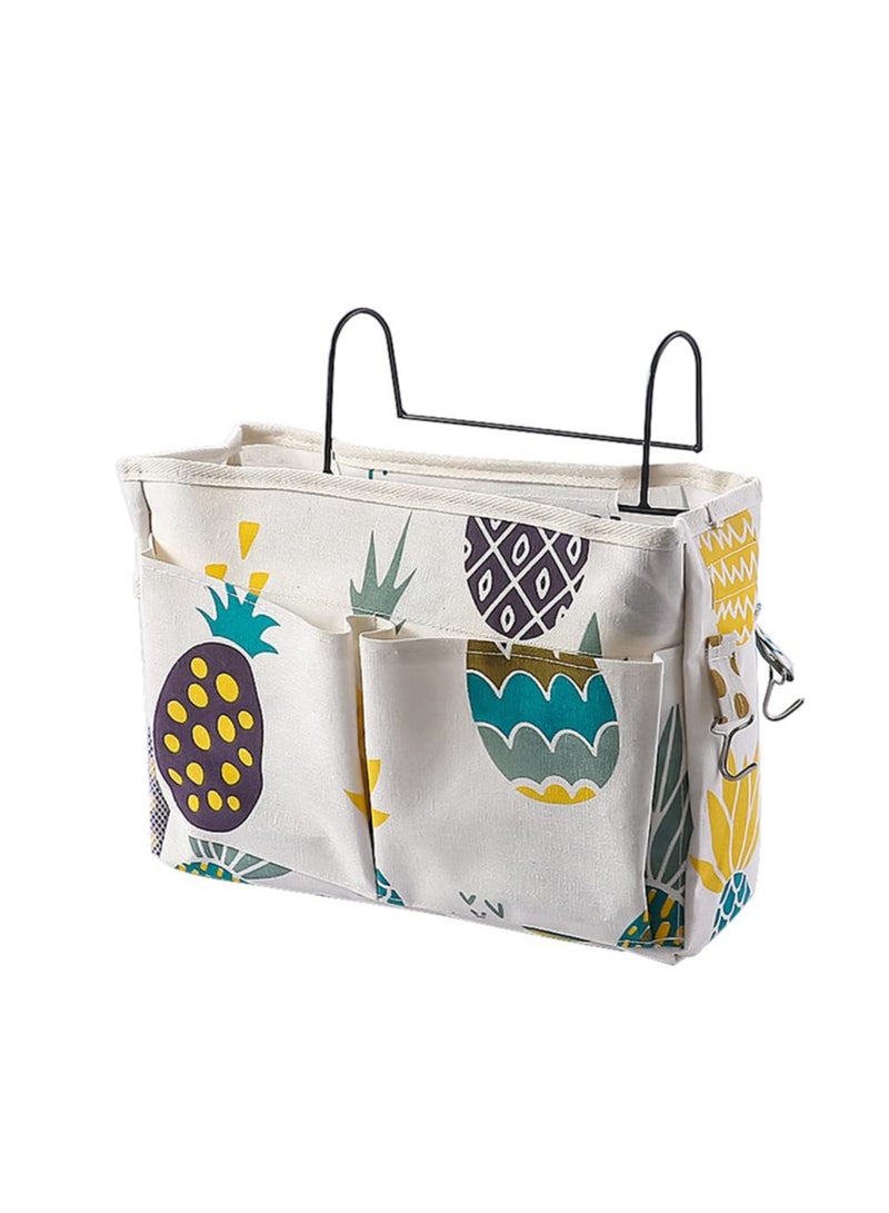 SYOSI With pattern Home Multifunctional Bedside Hanging Bag College Dormitory Bedside Cloth Hanging Basket Bed Clutter Sorting Storage Bag Magazine Book Storage Bag (the first picyures) - Image 1