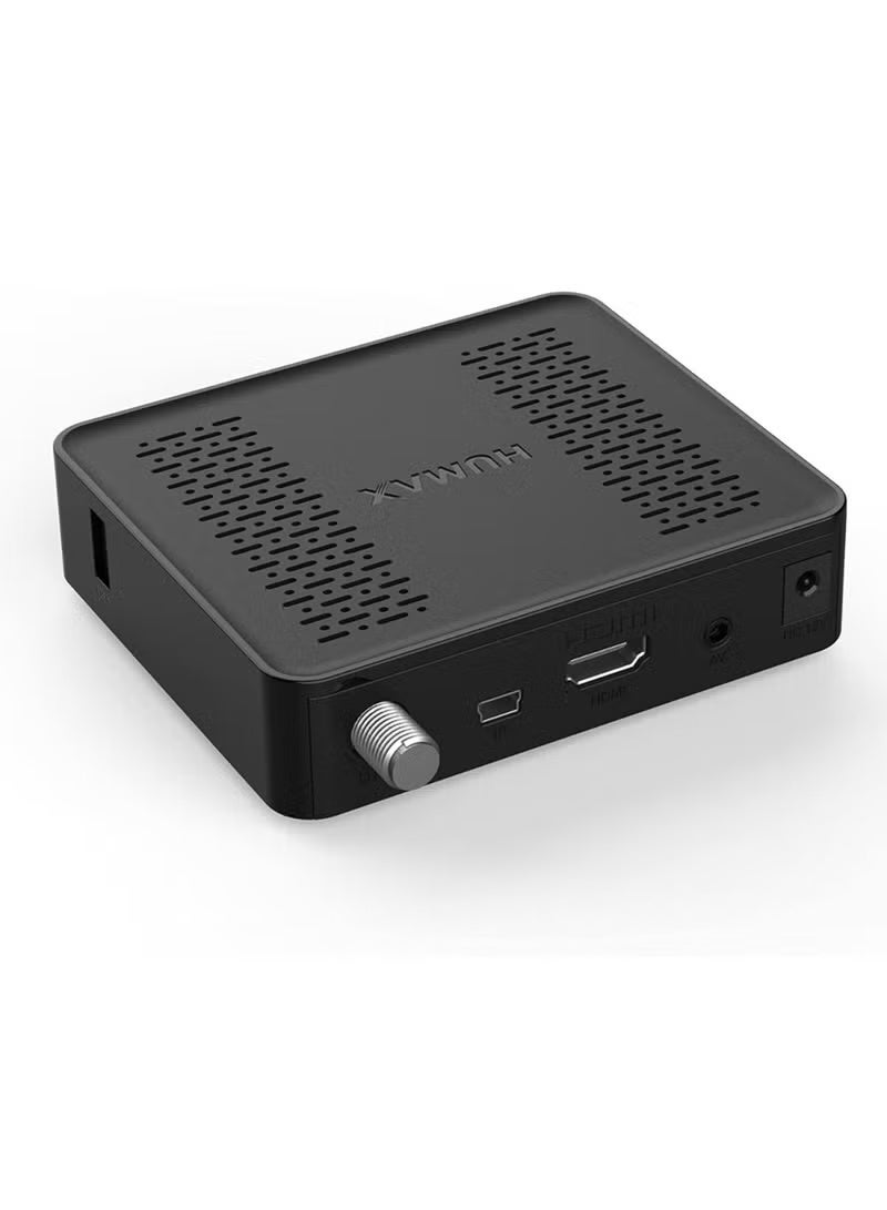 Humax F1 Mini Pro Full HD Satellite Receiver with USB Recording, IR Extender, Multi-Language Support, Compact Digital TV Box for Easy Entertainment - Image 1