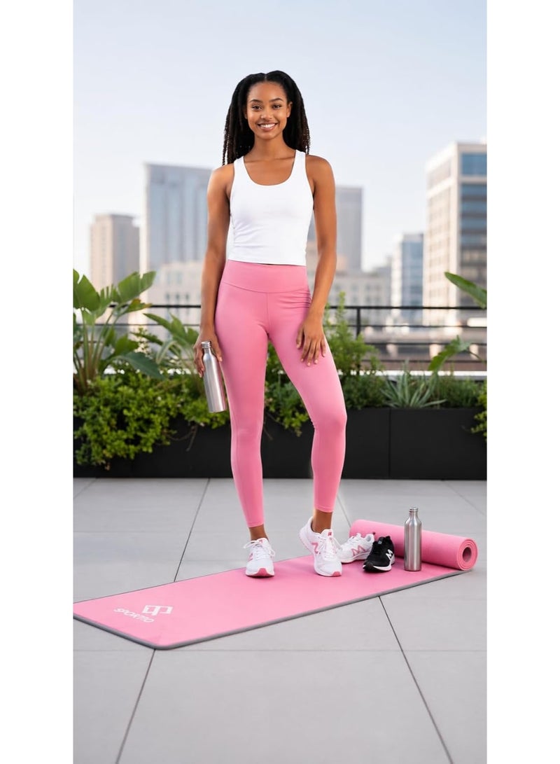 SportQ 10mm Non-Slip Yoga Mat, ideal for high-intensity workouts, Pilates, yoga, and many other home exercises - Image 2