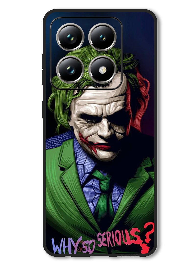 Theodor Case Compatible with Xiaomi 14T Pro Protection Shockproof Bumper Cover Why So Serious - Image 1