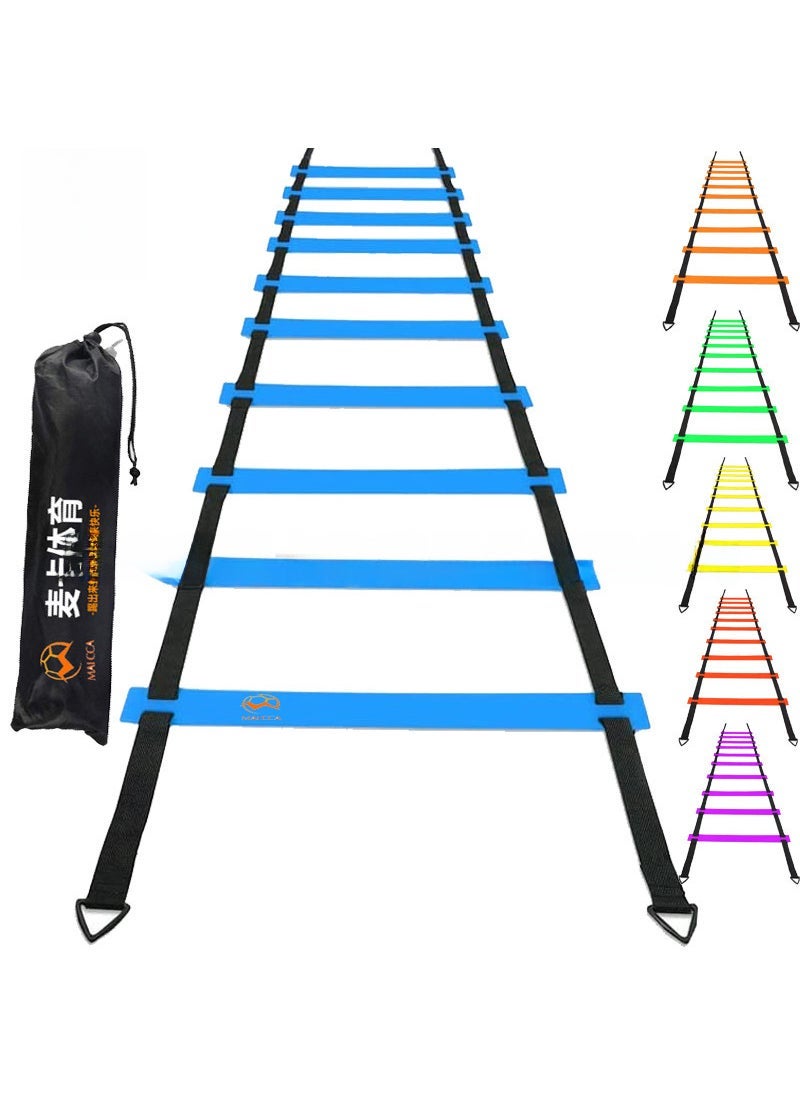 Arabest Wholesale Maika Football Training Soft Ladder Rope Ladder Agility Ladder Football Ladder Step Training Ladder Basketball Speed Ladder 10 M 20 knots including handbag
