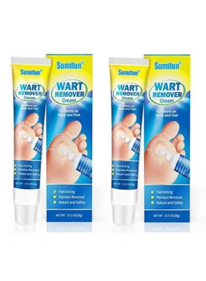 سوميفون 2 قطعة من كريم إزالة الثآليل سوميفون 20 جرامًا - Image 1