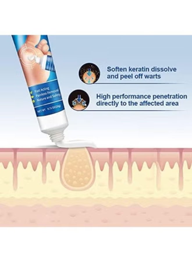 سوميفون 2 قطعة من كريم إزالة الثآليل سوميفون 20 جرامًا - Image 5