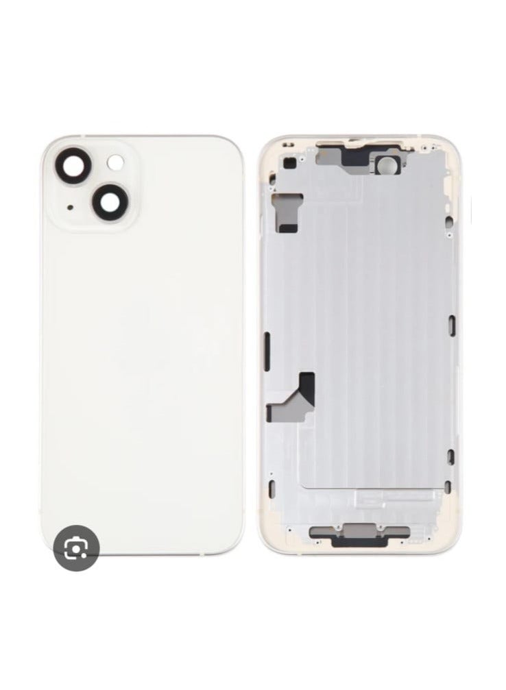 Replacement Mid-Frame housing Cover for iphone 14 plus white
