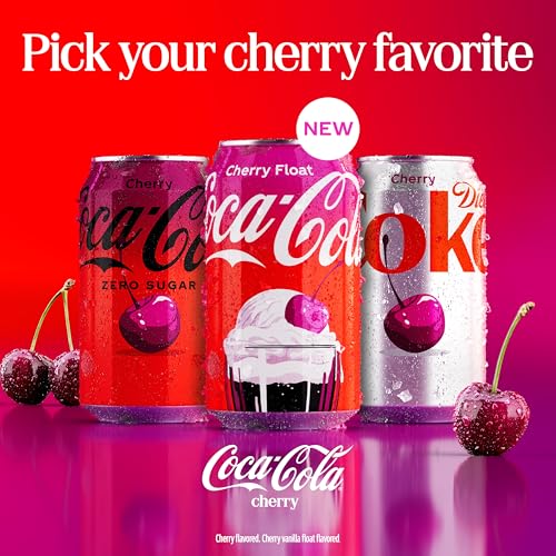 Coca-Cola CocaCola Cherry Soda Soft Drink 169 fl oz 6 Pack - Image 5