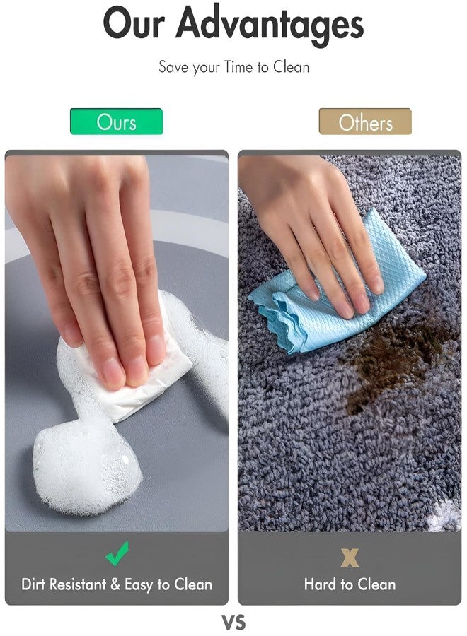 Roslen Kitchen Mat for Floor Anti Slip, 2 Pcs Kitchen Mats, Kitchen Mats for Floor Cushioned Kitchen Rugs & Mats, Waterproof Comfort Standing Mat Runner for Kitchen Sink Balcony & Office - Image 5