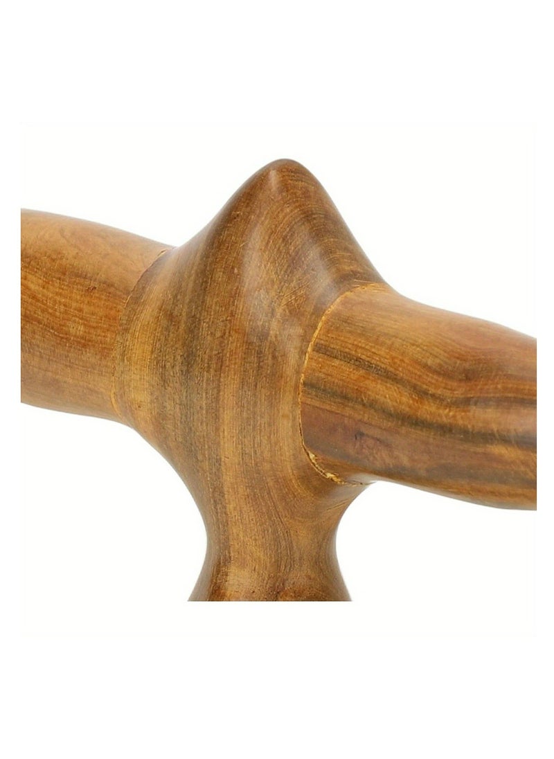 Loquat 1pc Professional Wooden Foot Massage Stick, Ergonomic Reflexology Tool, Portable 5.12-inch Muscle Relief Massager For Home And Massage Shop Use - Image 5