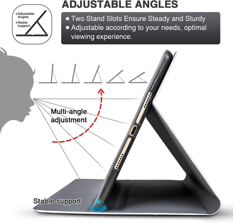 MOCA Case for iPad 9.7 inch [2017-2018 Launched] iPad 5th 6th Generation (Flexible Back) iPad A1893 A1954 A1822 A1823 Flip Case Cover - Image 3