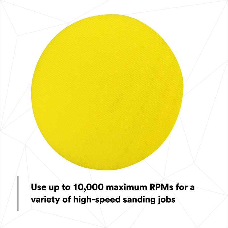 3M Hookit Disc Pad 05776, Easy Change Out, Medium Density Foam, 6 in - Image 5