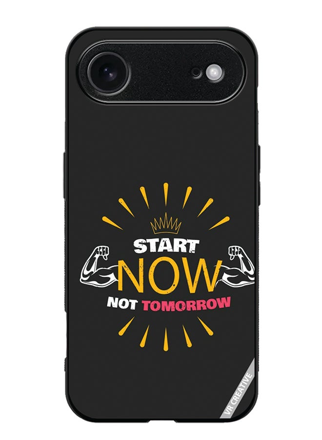 Protective Case Cover For Apple iPhone 17 Air Start Now Not Tomorrow Design Multicolour