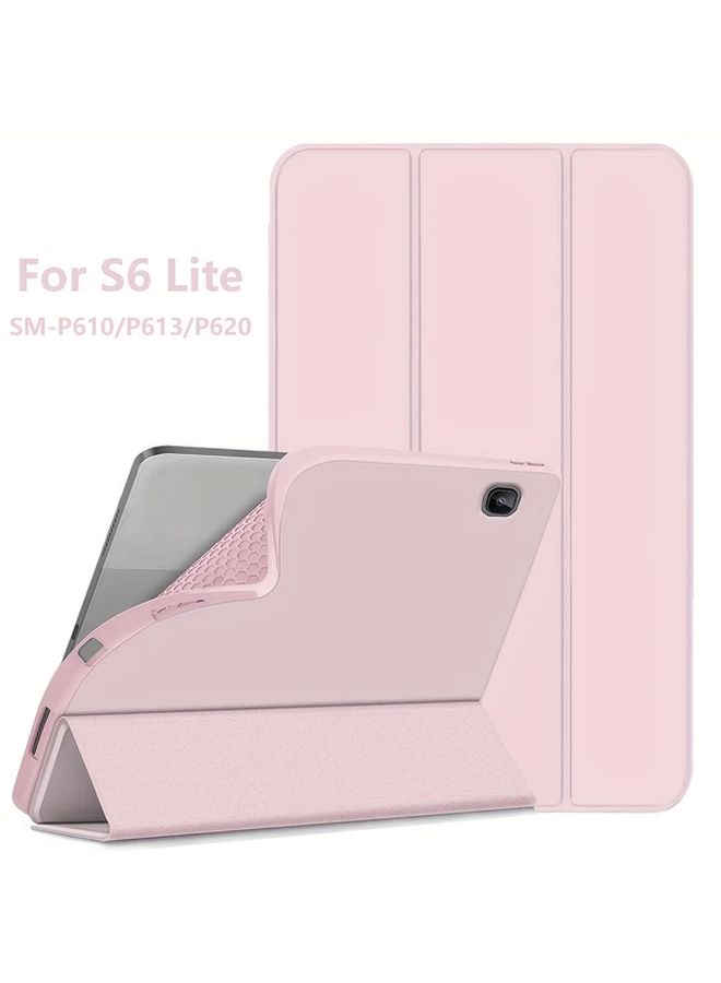 حافظة لجهاز Galaxy Tab S6 Lite مقاس 10.4 بوصة 2020 2022 2024 غطاء حماية بظهر ناعم أملس ن أزرق داكن - Image 1