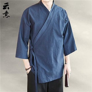 Summer Lightweight Kimono-Style Mens Cardigan navy blue 906 - pzsku/Z2857B695FE046EE285D6Z/45/1746225117/a44ebd88-78e0-4b9c-971b-3a93954794c1