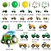 BANBALLON 76PCS Green Tractor Themed Party Supplies with Tractor Banner Balloons Garland Hanging Swirl and Cupcake Toppers for Farm Tractor Decorations As Themed Party Favors - Image 4
