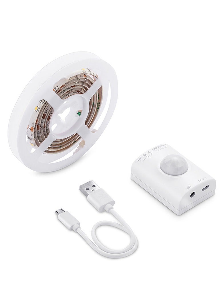 Induction light belt, lithium battery USB charging wardrobe bathroom cabinet light belt  - Image 1
