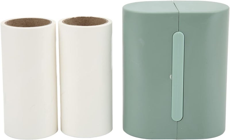 Pet Hair Remover Roller with Two Way Electrostatic Sticky Adhesion, Portable 9x11x5cm - Comfortable Grip, Strong Adhesion, Easy Replacement for Dogs and Cats - Image 1