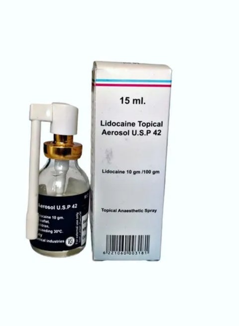 Lidocaine Topical Spray 15 ml
