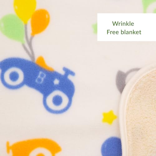 Mee Mee Ultra Soft Plush | Lightweight & Super Comfortable Baby Blankets | Swaddle for Infant & Toddler | Multipurpose | Breathable | Double Layred 2 Years | White | 75X100 CM - Image 5