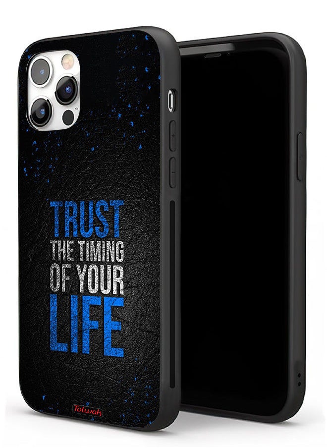 Tolwak - Apple iPhone 11 Pro Max Protective Case Trust The Timing Of Your Life - Image 1