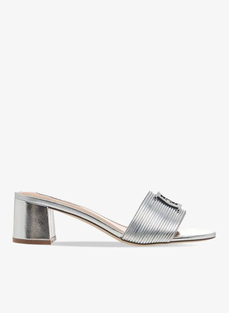 ELLE Women Metallic Block Heel Sandals Ramadan Collection