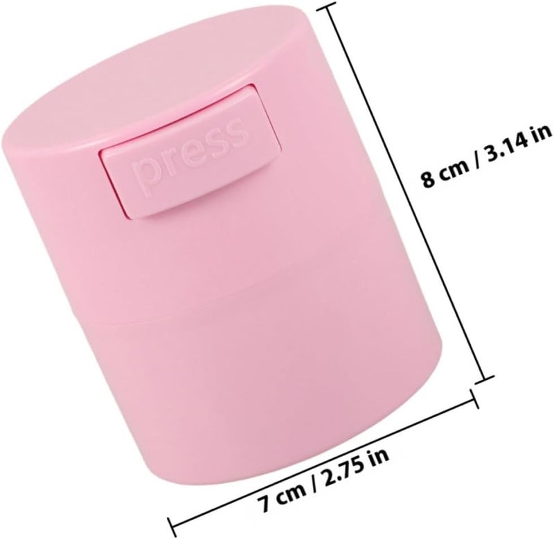GALPADA 2pcs Vacuum Sealed Lash Extension Container Airtight Lash Adhesive Storage Jar for Eyelash Extension Accessories and Supplies - Image 2